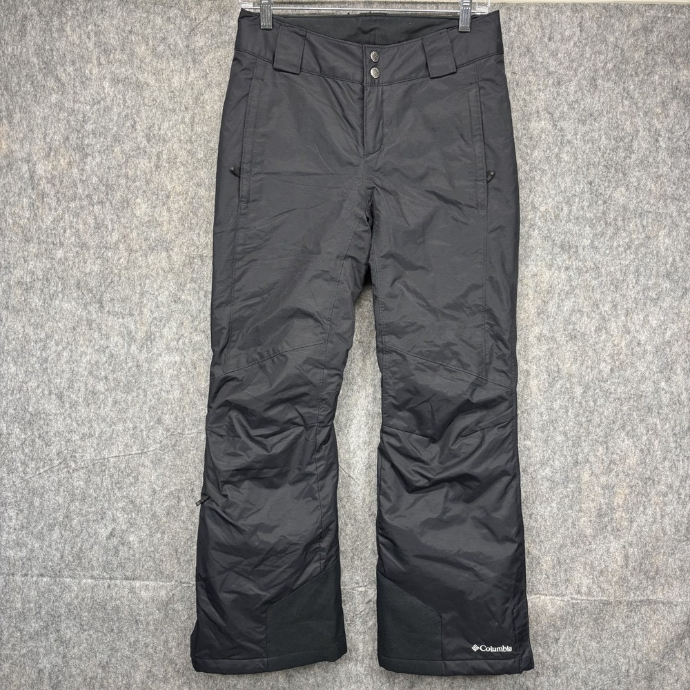 Columbia Bugaboo Omni Heat Insulated Snow Pants Women's XS Black Ski WL1068‎